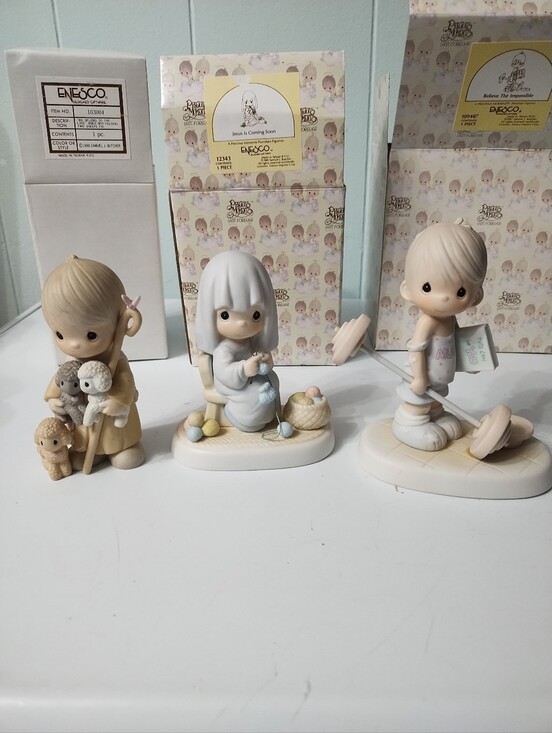 Precious Moments Other - Precious Moments Figurines # 103004 & # 12343 & # 109487
